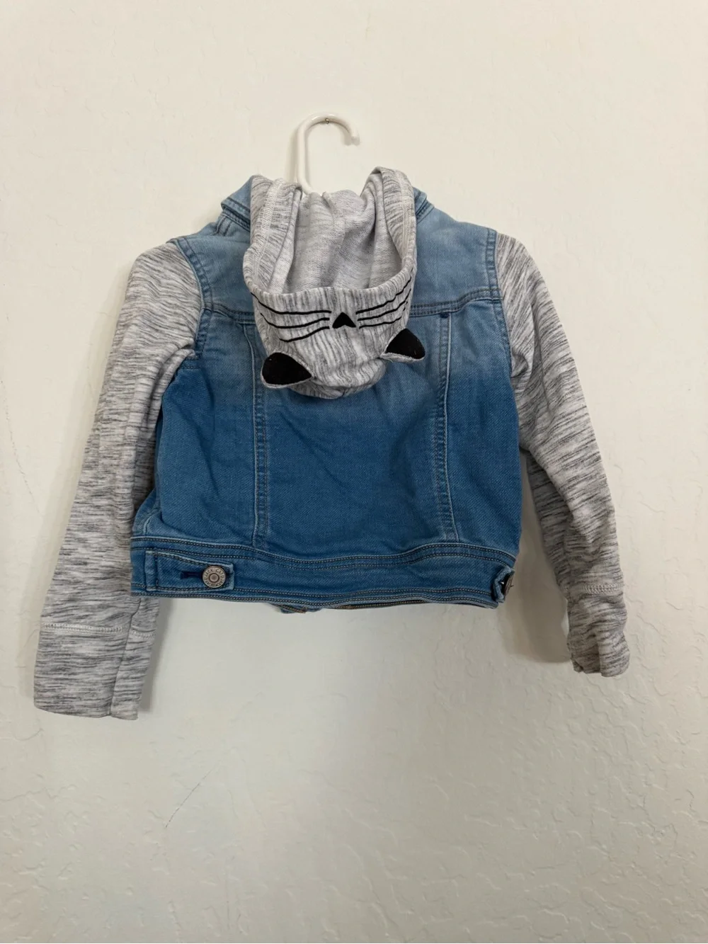 Cat & Jack Cat hooded denim jacket